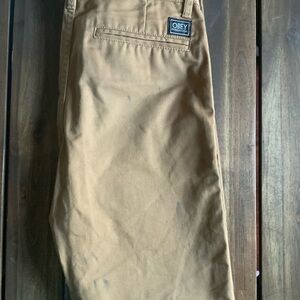 Obey Men's Khaki Pants.